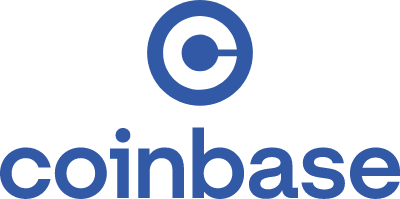 coinbase blue and white logo