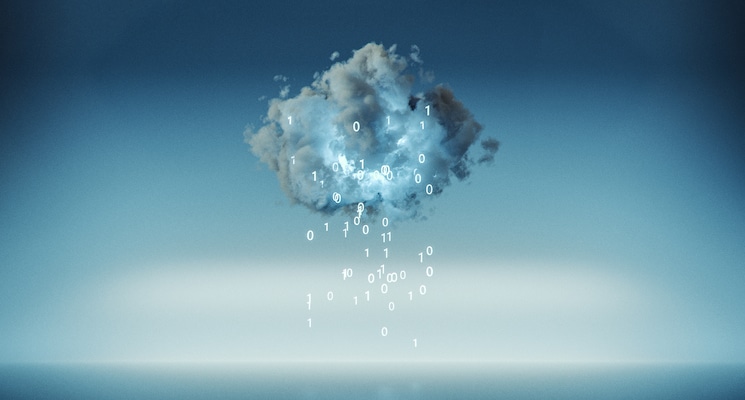 Cloud computing with raining machine code