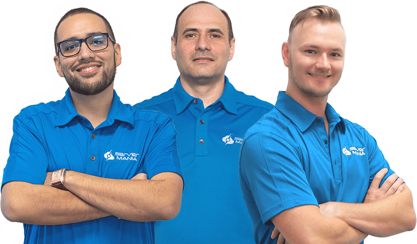 Jose, Doug and Cam from ServerMania