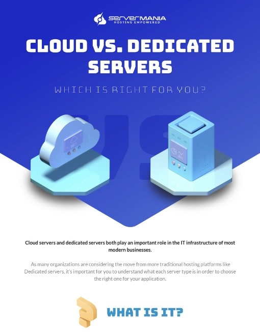 cloud vs dedicated infographic