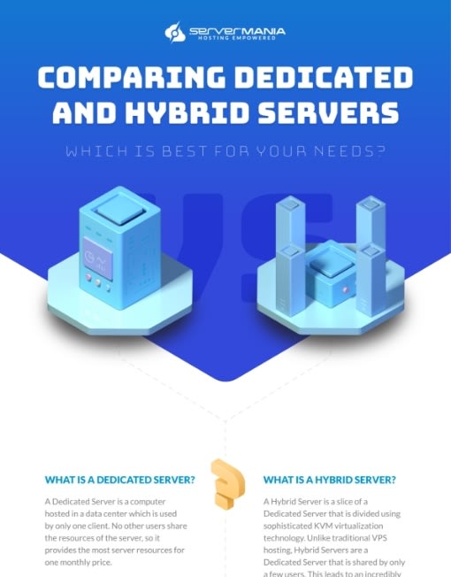hybrid vs dedicated infographic