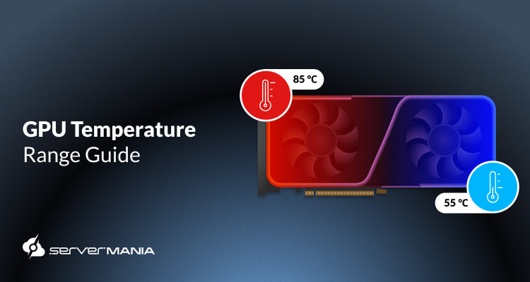 A featured image showing the optimal vs. dangerous GPU temperature range.