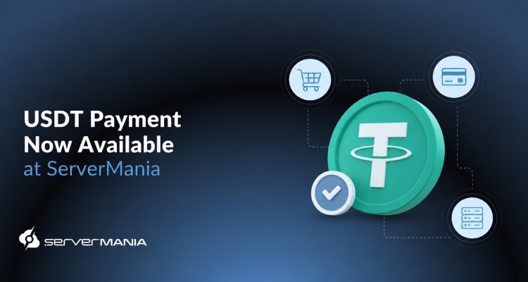 ServerMania now accepts USDT payments for server hosting and infrastructure services.