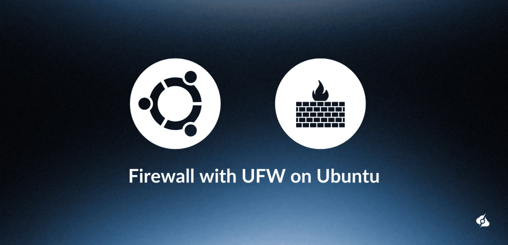 An image reading "Firewall with UFW on Ubunto"