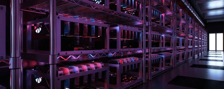 rack of dedicated servers