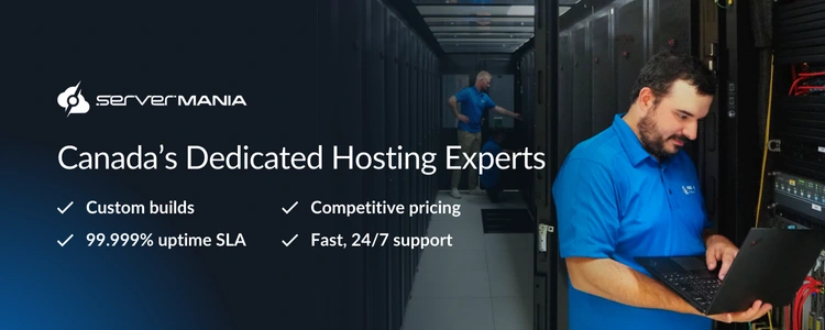 A CTA image prompting the reader to explore ServerMania web hosting services and web hosting plans.