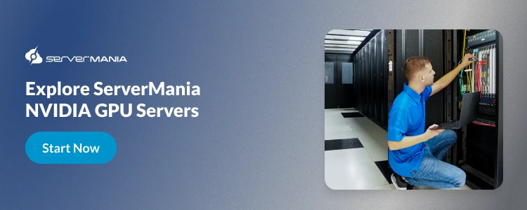 A CTA image showing the ServerMania team.