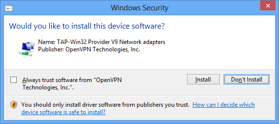5 of 7 screenshot showing how to connect to OpenVPN on Windows 10