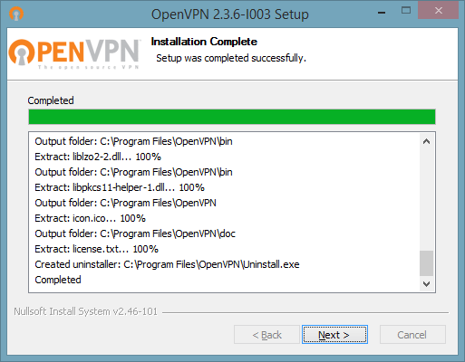 6n of 7 screenshot showing how to connect to OpenVPN on Windows 10