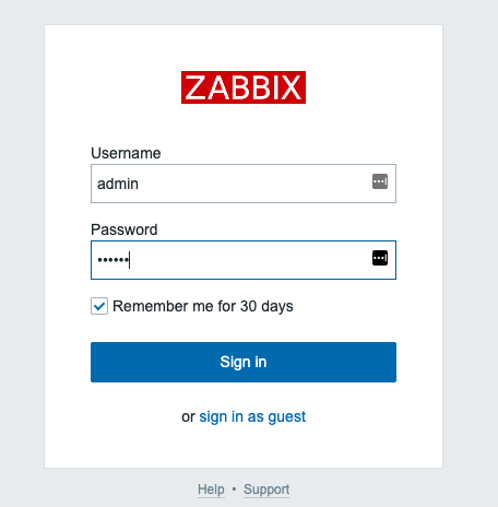 login with username and password