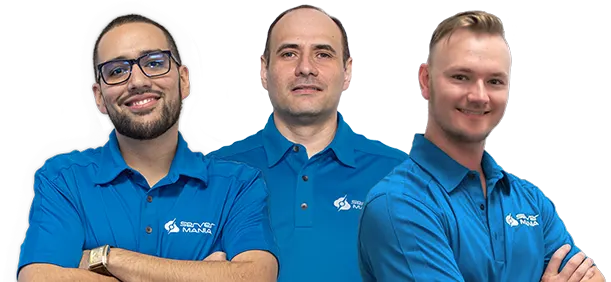 Jose, Doug and Cam from ServerMania